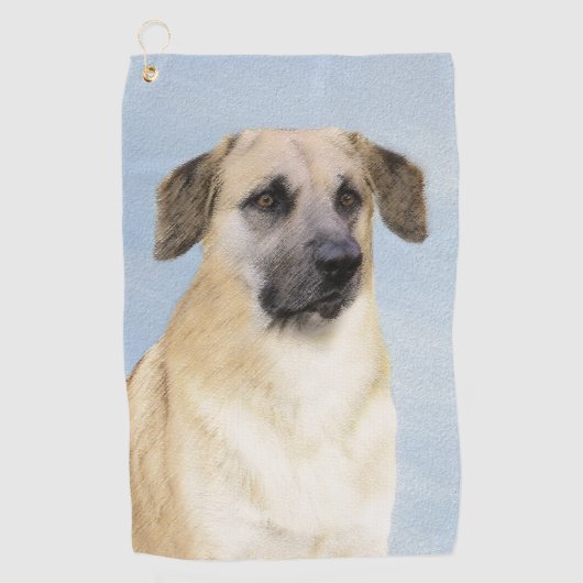 Chinook (Dropped Ears) schilderen - Oorspronkelijk Golfhanddoek (Voorkant)