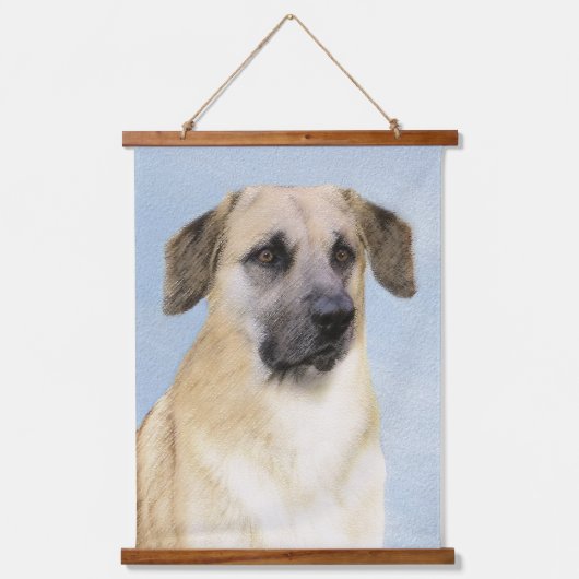 Chinook (Dropped Ears) schilderen - Oorspronkelijk Hangend Wandkleed (Voorkant)