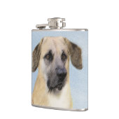 Chinook (Dropped Ears) schilderen - Oorspronkelijk Heupfles (Links)