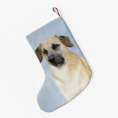 Chinook (Dropped Ears) schilderen - Oorspronkelijk Kleine Kerstsok (Achterkant (Hangend))