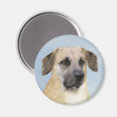 Chinook (Dropped Ears) schilderen - Oorspronkelijk Magneet (Voorkant / Achterkant)