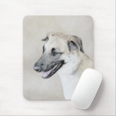 Chinook (Dropped Ears) schilderen - Oorspronkelijk Muismat (Met muis)