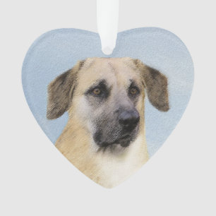 Chinook (Dropped Ears) schilderen - Oorspronkelijk Ornament