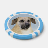 Chinook (Dropped Ears) schilderen - Oorspronkelijk Poker Chips (Enkel)