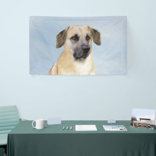 Chinook (Dropped Ears) schilderen - Oorspronkelijk Spandoek (Beurs)