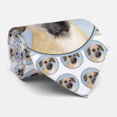 Chinook (Dropped Ears) schilderen - Oorspronkelijk Stropdas (Opgerold)