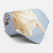 Chinook (Dropped Ears) schilderen - Oorspronkelijk Stropdas (Opgerold)