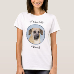 Chinook (Dropped Ears) schilderen - Oorspronkelijk T-shirt