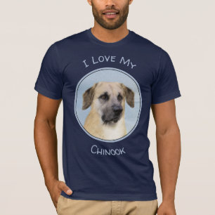 Chinook (Dropped Ears) schilderen - Oorspronkelijk T-shirt