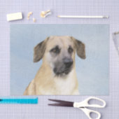 Chinook (Dropped Ears) schilderen - Oorspronkelijk Tissuepapier (Craft)