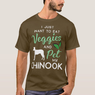 Chinook Funny Vegan Dog Lover Owner Xmas Birthday  T-shirt