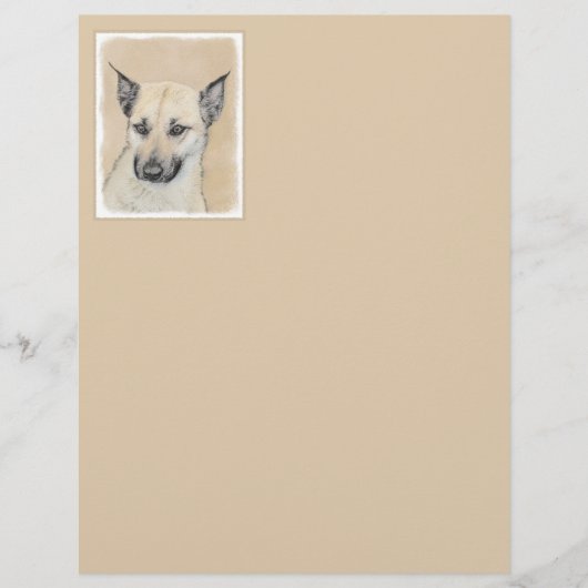 Chinook (gepunte oortjes) schilderen - oorspronkel (Voorkant)