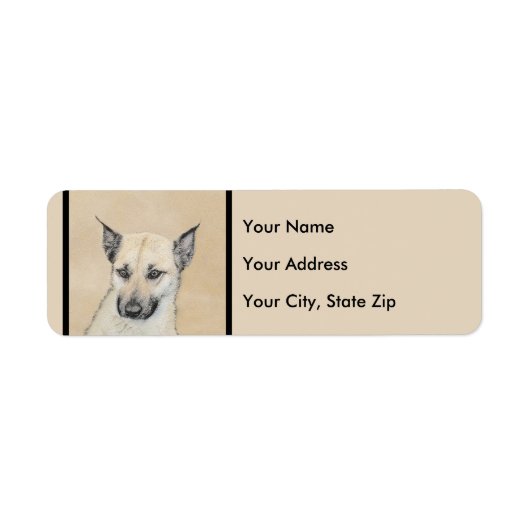 Chinook (gepunte oortjes) schilderen - oorspronkel etiket (Voorkant)