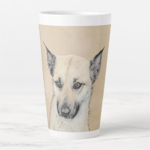 Chinook (gepunte oortjes) schilderen - oorspronkel latte mok