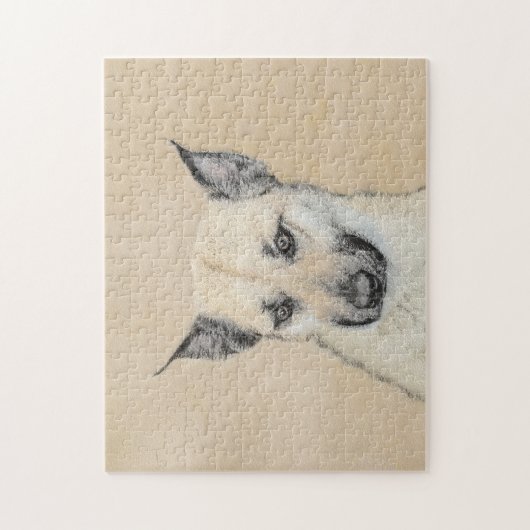 Chinook (gepunte oortjes) schilderen - oorspronkel legpuzzel (Verticaal)