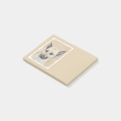 Chinook (gepunte oortjes) schilderen - oorspronkel post-it® notes (Schuin)