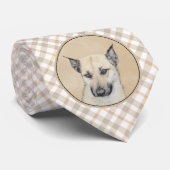 Chinook (gepunte oortjes) schilderen - oorspronkel stropdas (Opgerold)