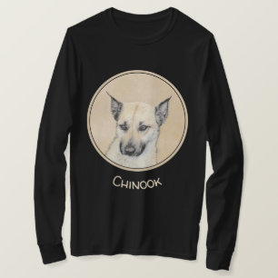 Chinook (gepunte oortjes) schilderen - oorspronkel t-shirt