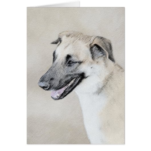 Chinook (Helikopter ars) schilderen - hond kunst (Voorkant)