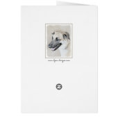 Chinook (Helikopter ars) schilderen - hond kunst (Achterkant)