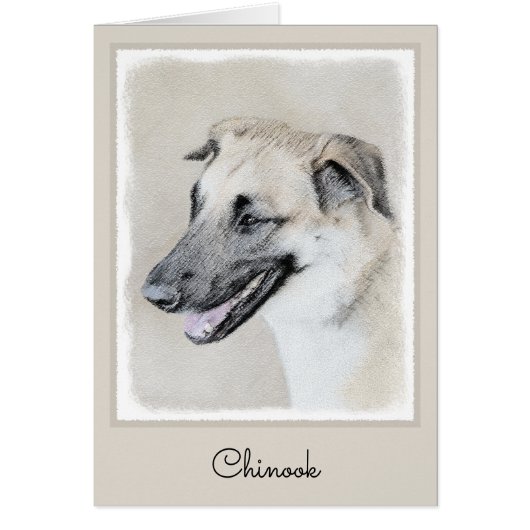 Chinook (Helikopter ars) schilderen - hond kunst (Voorkant)