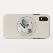 Chinook (Helikopter ars) schilderen - hond kunst Case-Mate iPhone Case (Achterkant (horizontaal))