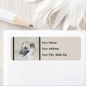 Chinook (Helikopter ars) schilderen - hond kunst Etiket (Insitu)