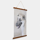 Chinook (Helikopter ars) schilderen - hond kunst Hangend Wandkleed (Gebogen)