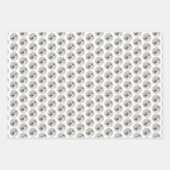 Chinook (Helikopter ars) schilderen - hond kunst Inpakpapier Vel (Voorkant 2)