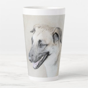 Chinook (Helikopter ars) schilderen - hond kunst Latte Mok