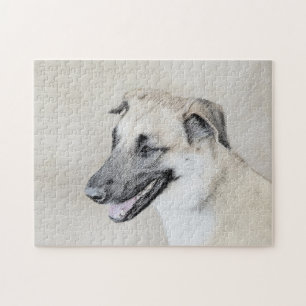 Chinook (Helikopter ars) schilderen - hond kunst Legpuzzel