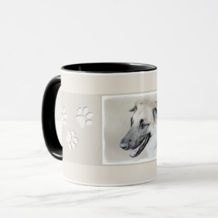 Chinook (Helikopter ars) schilderen - hond kunst Mok