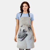 Chinook (Helikopter ars) schilderen - hond kunst Schort (Gedragen)