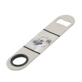 Chinook (Helikopter ars) schilderen - hond kunst Speed Flessenopener (Voorkant Gekanteld)