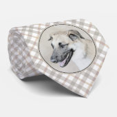 Chinook (Helikopter ars) schilderen - hond kunst Stropdas (Opgerold)