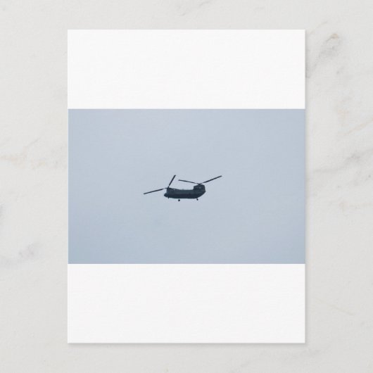 Chinook Helikopter Briefkaart (Voorkant)