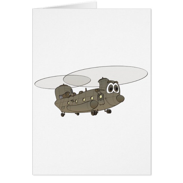 Chinook Helikopter Cartoon (Voorkant)