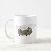 Chinook Helikopter Cartoon Koffiemok (Links)