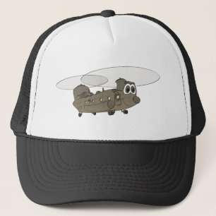 Chinook Helikopter Cartoon Trucker Pet