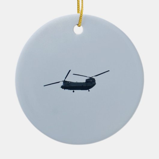 Chinook Helikopter Keramisch Ornament (Voorkant)
