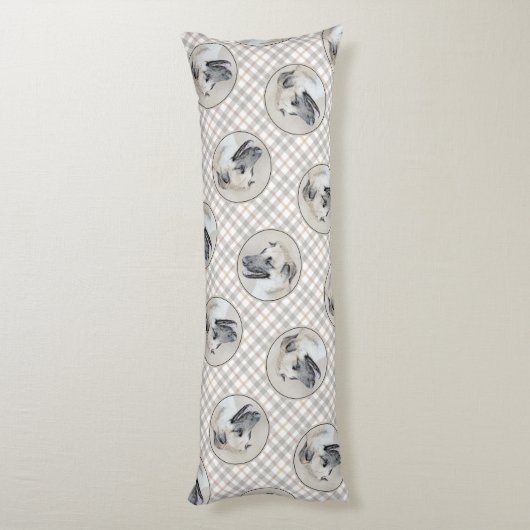 Chinook Helikopter Oorschildering Originele Hond K Lichaamskussen (Achterkant (Verticaal))