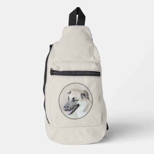 Chinook Helikopter Oorschildering Originele Hond K Sling Bag (Voorkant)