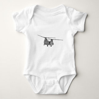 Chinook Helikopter Sihlouette Romper