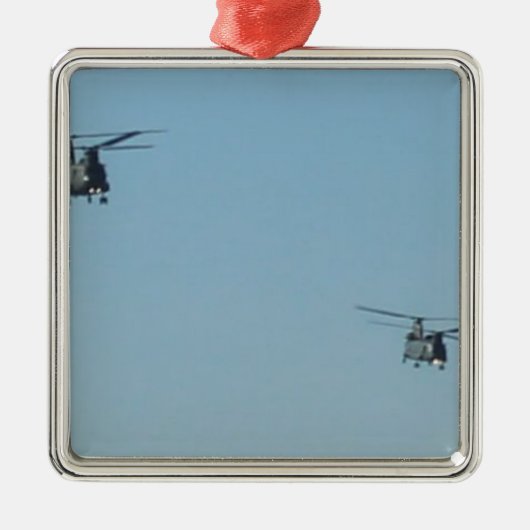 Chinook Helikopters Metalen Ornament (Voorkant)