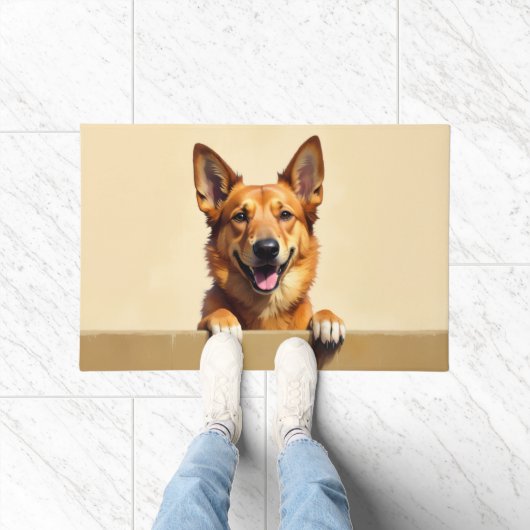 Chinook Hond Voordeurmat Kunst Deurmat (Binnen)