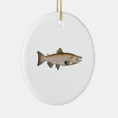 Chinook - King Salmon (paaifase) Keramisch Ornament (Rechts)