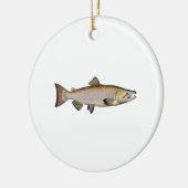 Chinook - King Salmon (paaifase) Keramisch Ornament (Links)