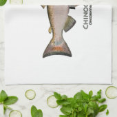 Chinook - King Salmon (paaifase) Theedoek (Gevouwen)