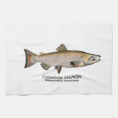 Chinook - King Salmon (paaifase) Theedoek (Horizontaal)