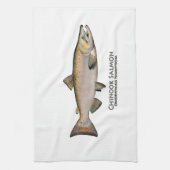 Chinook - King Salmon (paaifase) Theedoek (Verticaal)
